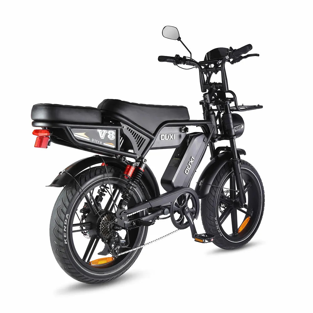 OUXI V8 Ultra Max Zwart – dubbele accu, extra capaciteit