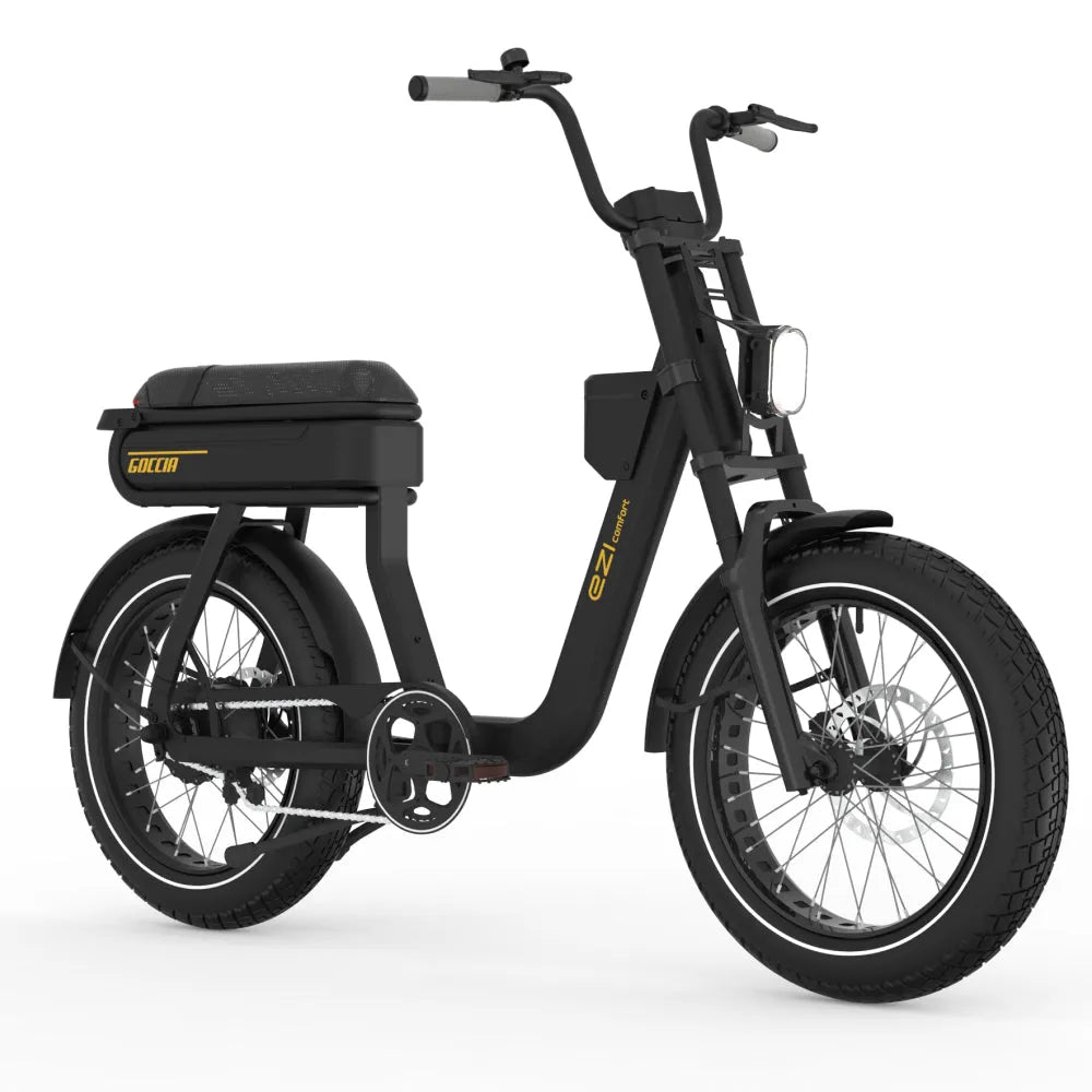AGM Goccia Comfort Fatbike - Zwart