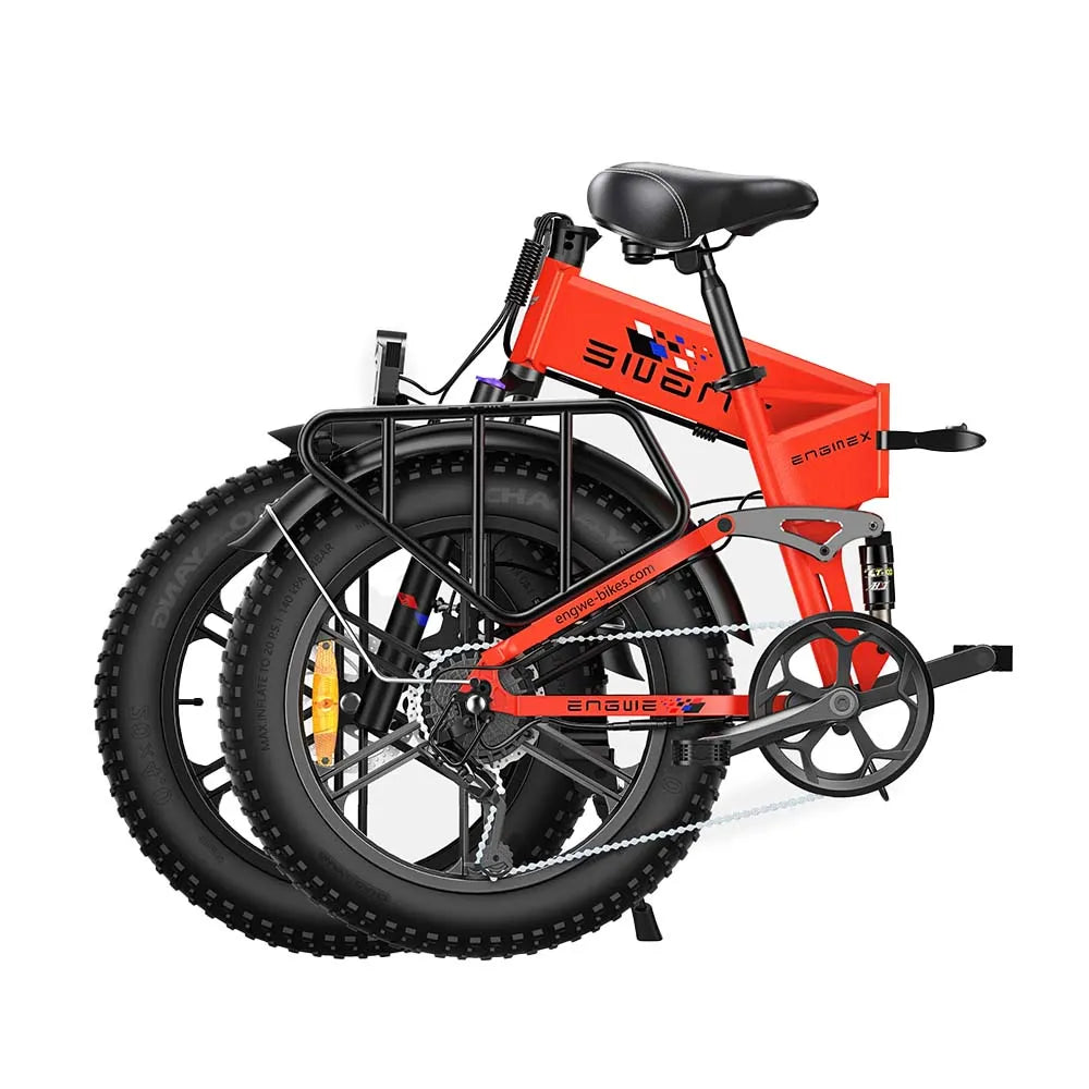 ENGWE Engine X Rood – opvouwen en verder