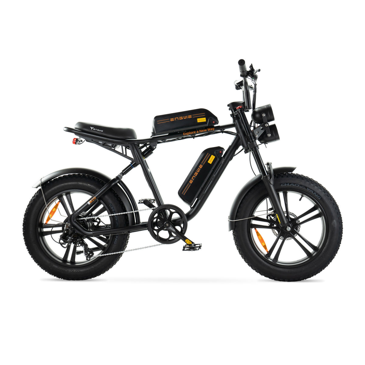 ENGWE M20 Zwart – dubbele accu, extra capaciteit