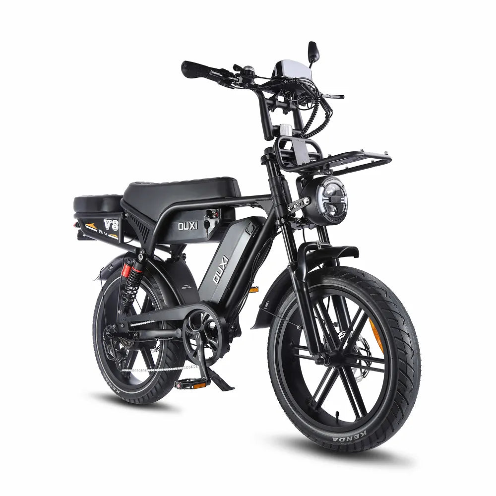 OUXI V8 Ultra Max Zwart – dubbele accu, extra capaciteit