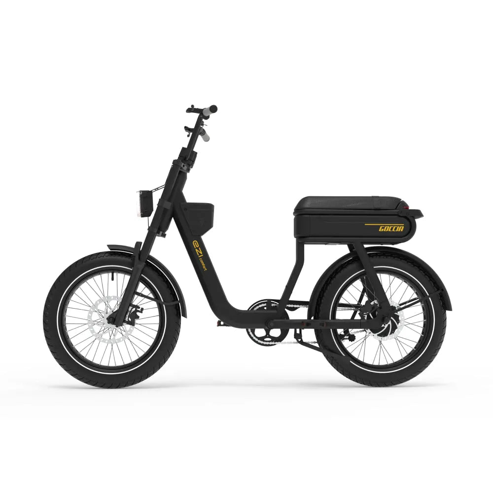 AGM Goccia Comfort Fatbike - Zwart
