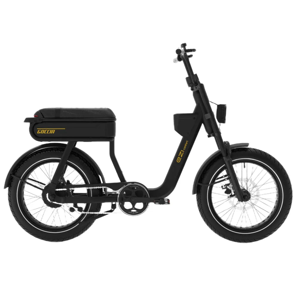 AGM Goccia Comfort Fatbike - Zwart