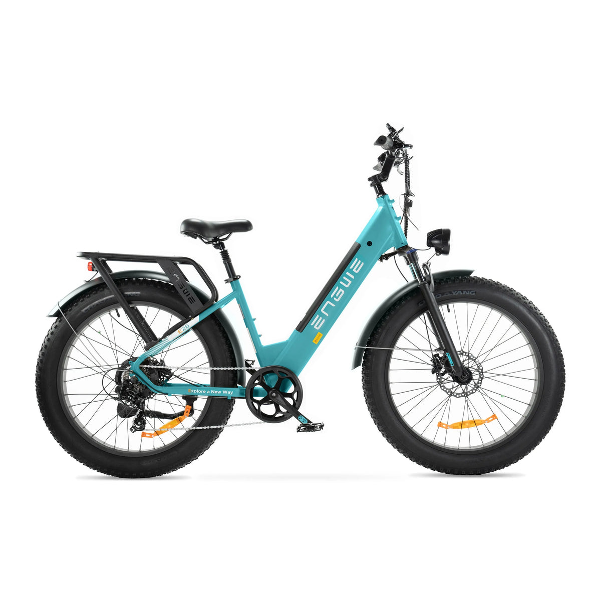 ENGWE E26 Blauw – comfortabel op pad met lage instap