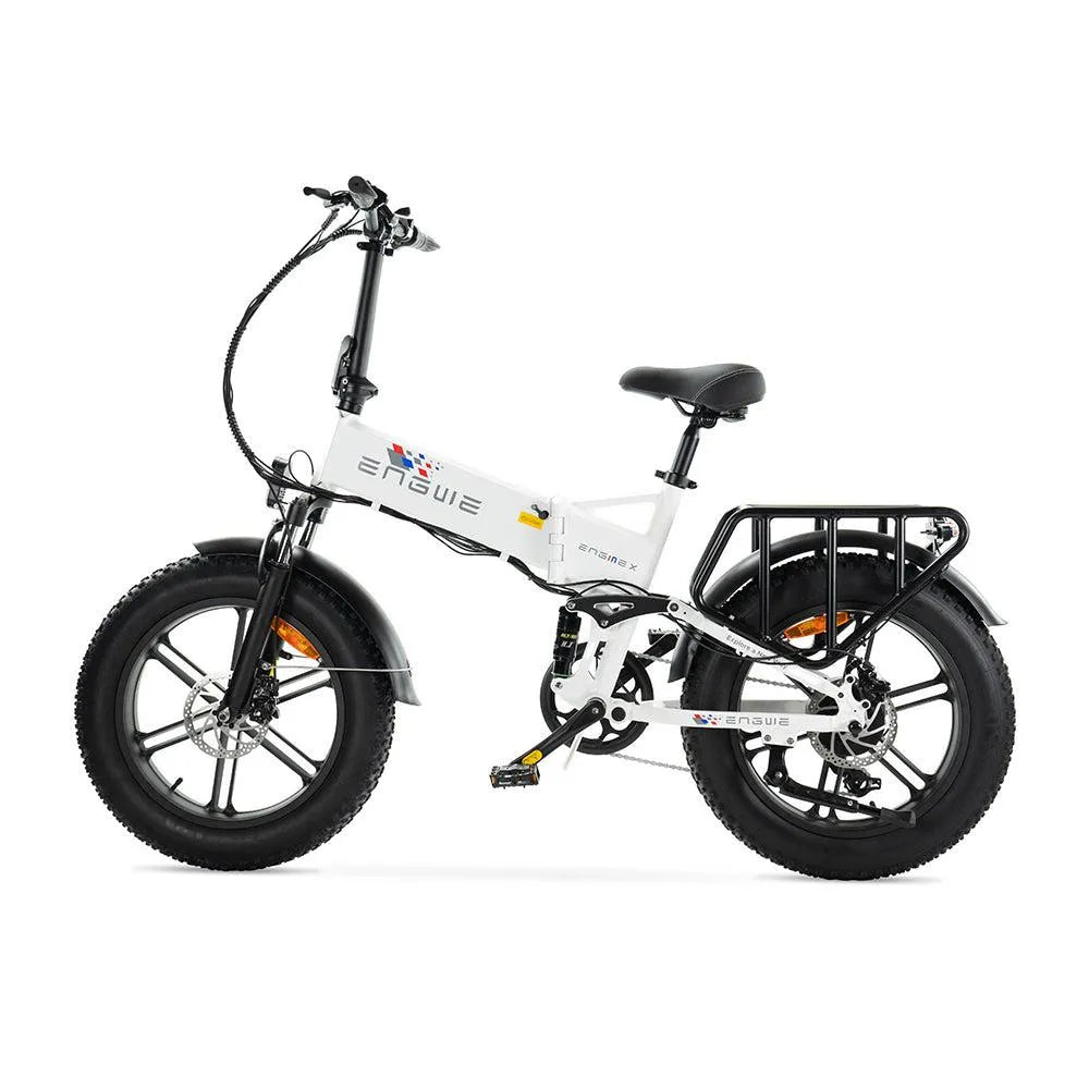 ENGWE Engine X Wit – compact opbergen, vrijuit fietsen