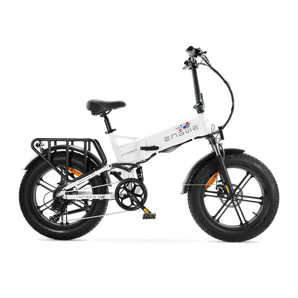 ENGWE Engine X Wit – compact opbergen, vrijuit fietsen