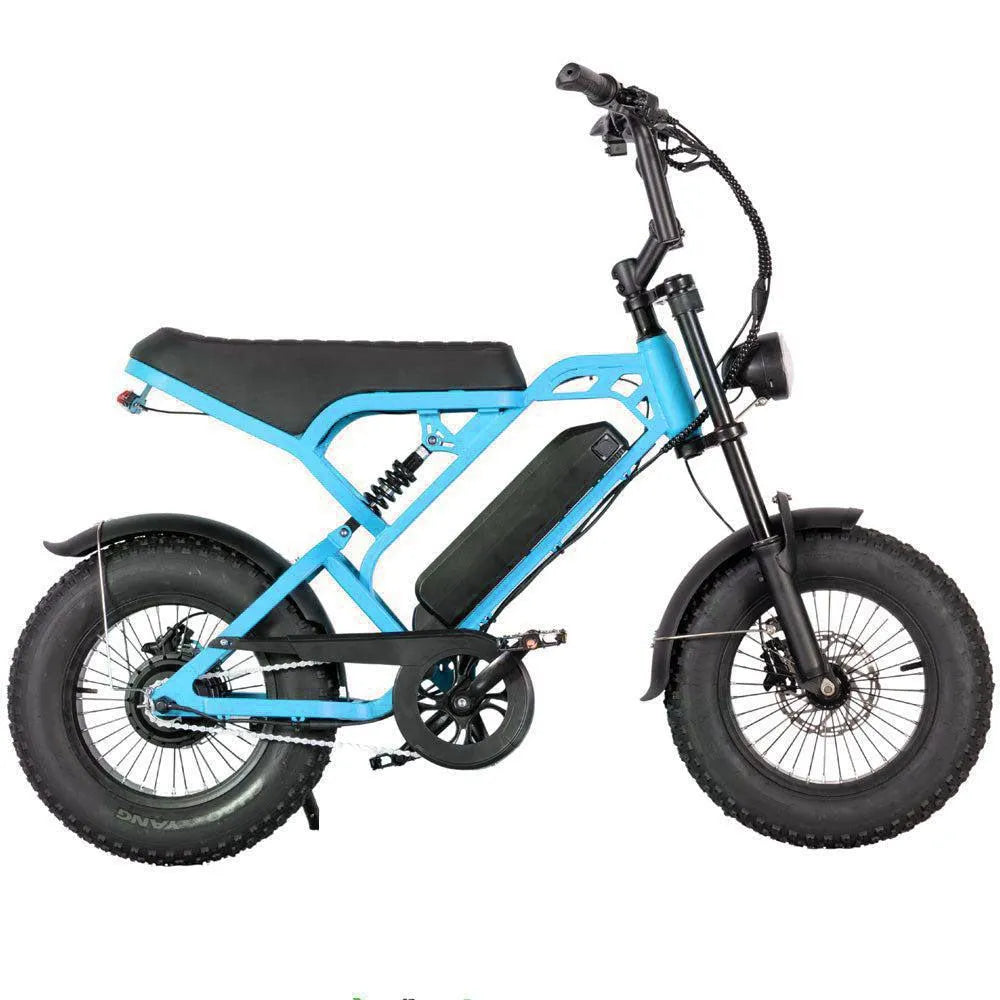 QM Wheels V20 Pro Mini Blauw – kleur in je rit